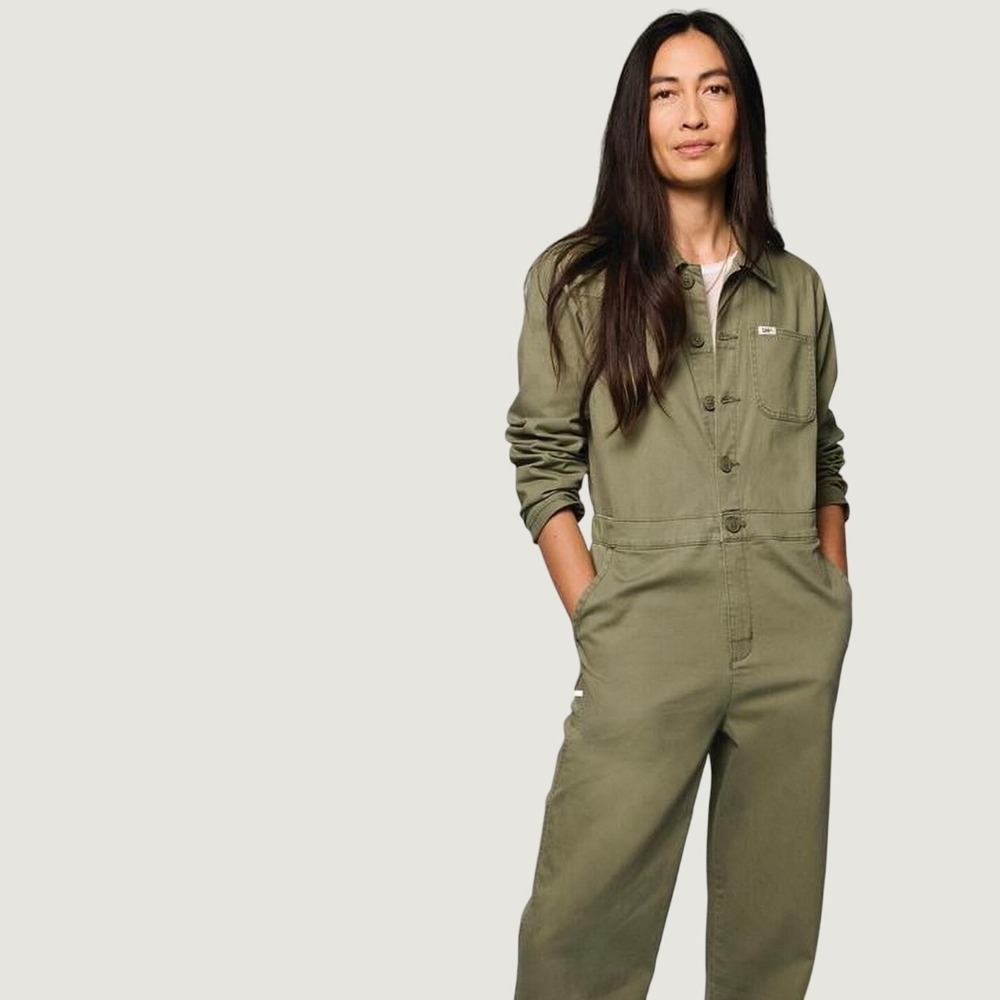 Lee Workwear Heritage Union-All Jumpsuit Coveralls Mercantile Green Sz Med